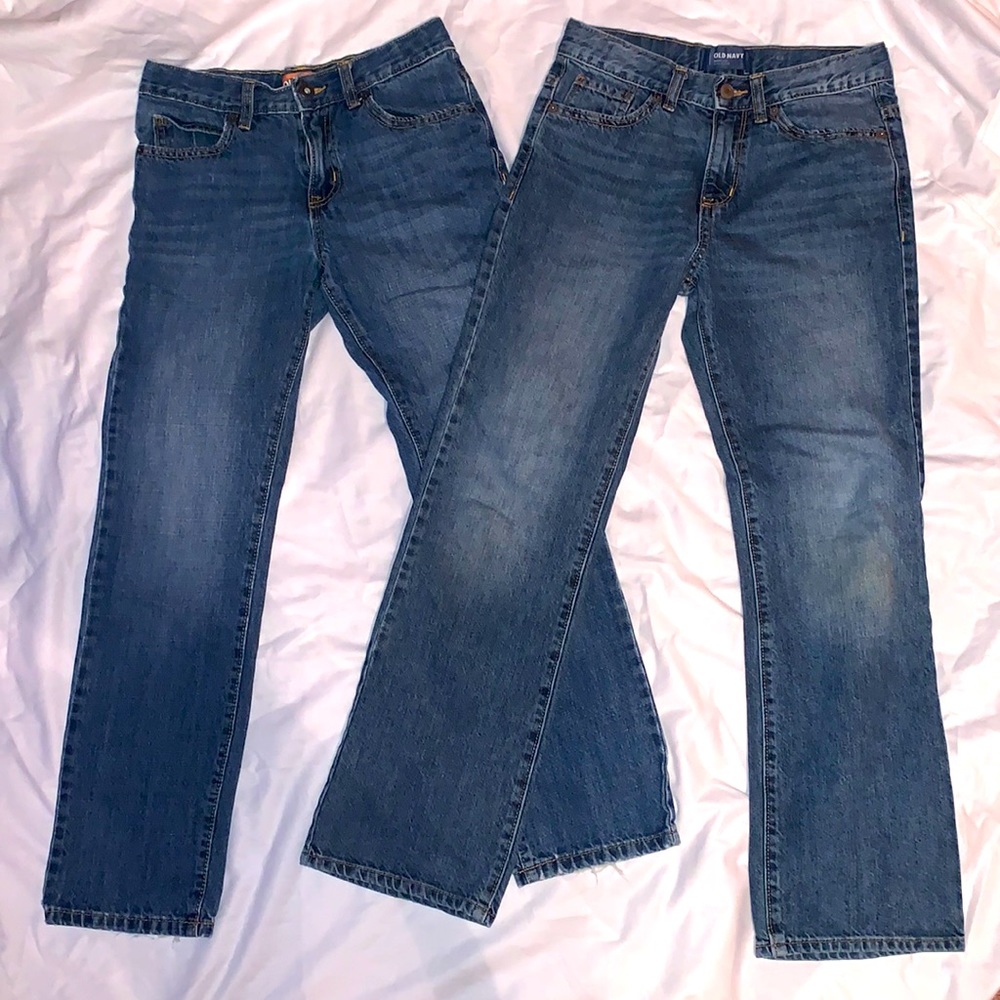OLD NAVY Boys Jeans Pants Lot Size 12